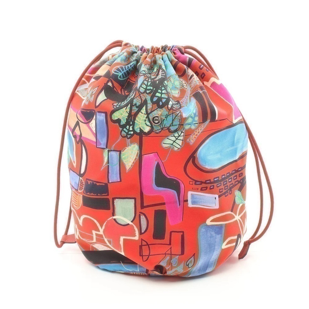 Musardine Potion Spare bag Pouch Silk Red Multicolor X stamp - Picture 4 of 10